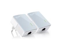 [Vecchio Modello] TP-Link TL-PA411KIT AV500 Nano Starter Kit di Adattatori Powerline, 1 Porta Ethernet, 500 Mbps, Plug & Play, Bianco, 2 Pezzi