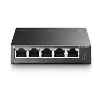 TP-Link 5-Port Gigabit Desktop PoE Switch with 4-Port PoE+, 65 W for all PoE por