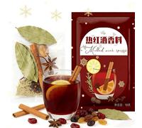 Vecchio/Nuovo Modello Bustina di Spezie per Vin Brulé Festivo - Miscela Cannella e Scorza D'Arancia per Sidro Mele Toddy Caldo(Old model)
