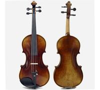 Vecchio Pannello Di Pino Bianco Violino Modello Dipinto A Mano Violino 4/4 3/4 1/2 1/4 Dimensioni(4/4)