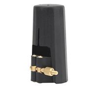 Vecchio Portavoce di Sassofono con Legatura in Pelle PU e Coperchio di Plastica per Sassos