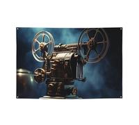 Vecchio Proiettore Film Banner Decorazione Del Partito Sfondo Bandiera Festa di Compleanno Fotografia Sfondo Decorazione Banner e Segnali Decorazione Della Parete Banner Feste Forniture Bomboniere 180