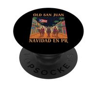 Vecchio San Juan Navidad e PR Tre Re Día de Reyes Boricua PopSockets PopGrip Adesivo
