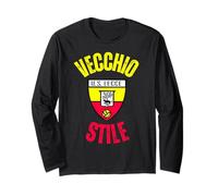 Vecchio Stile Stemma Lecce Tifoso Calcio giallorosso salento Maglia a Manica