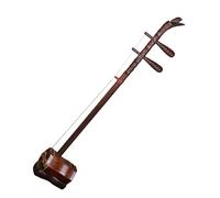 Vecchio Strumento Musicale Nazionale Cinese Erhu In Mogano Intagliato A Mano Con Paletta E Accessori Professionale Erhu
