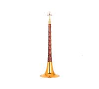 Vecchio Strumento Musicale Suona In Mogano Professionale Che Suona Il Tasto D Con Ancia Per Tromba Di Dimensioni Adulte (Color : Golden bowl)