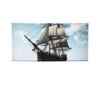 vecchio veliero Banner Segno per Esterno Interno Compleanno Sfondo Poster Decorazioni per feste Forniture Foto Sfondo con Occhielli Personalizzato Wall Banner Bandiera
