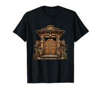 Vecchio West Saloon Cowboy Frontier Swing Door Maglietta