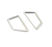 VECES 2 Pz Set Interior Chrome Front Air Condition Butlet Outlet Vent Stampaggio Cappuccio Tappo Trim Fit For Peugeot 5008 3008 300 8GT 2017 LHD. Modanature Interne