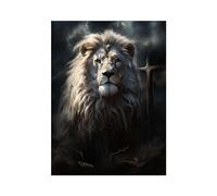 veces Gesù immagini da parete, stampa su tela ritratto di Gesù, grande leone Gesù, arte da parete, immagine di Gesù Cristo incorniciato, decorazione religiosa da parete - 40 x 60 cm senza cornice