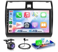 VECHTEL 4G+64G Autoradio Android 15 per Suzuki Swift 2005 2006 2007 2008 2009 2010, 10.1" HD Schermo Tactile Stereo Auto co Carplay Android Auto senza Fili GPS Wi-Fi USB Bluetooth FM RDS Retrocamera