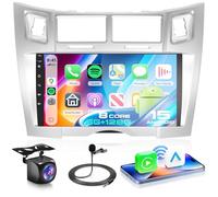 VECHTEL 8 CORE 6G+128G Autoradio Android 15 per Toyota Yaris/Vizi 2005-2011, 9'' IPS HD Schermo Tactile Stereo Auto co Carplay Android Auto senza Fili DSP GPS Wi-Fi USB Bluetooth FM RDS Retrocamera