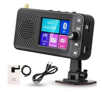VECHTEL Portatile DAB+ Radio con Bluetooth e Batteria Ricaricabile da 1500 mAh, FM Digital Radios con display LCD Colori 2,4 Pollici, DAB+ Radio Portatile Supporto Trasmettitore FM TF/AUX