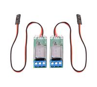 Veciado 2 pezzi Interruttore Relè Elettronico PWM 2PZ RC per Aeroplano RC Modello DIY Luci di Navigazione Controller Interruttore K1 Universale