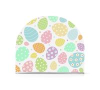 Vector colorato Happy Easter Eggs acrilico portatovaglioli Set per Picnic Bar Rustico freestanding Nero tovagliolo Dispenser Home Decor per feste, matrimoni, eventi