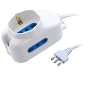 Vector Elettronic Vct029 Multipresa Schuko/Bipasso Multicolore