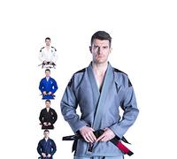 Vector, Kimono BJJ Gi per Jiu Jitsu Brasiliano, con Cintura Bianca Leggera prelavata Pearl Weave, 100% Tessuto Cotone Attila Series, Evelina, A1