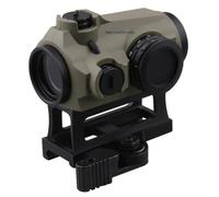 Vector Optics SCRD-39 Maverick-III 1x22 SOP Dark Earth Rubber Cover Rotpunkt Visiera per sport, airsoft e caccia, fucile ad aria compressa, visiera riflettente, Red Dot per mirare