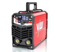 VECTOR WELDING 160A Saldatrice a Elettrodi, MMA/ARC/STICK Inverter Saldatrice, Saldatrice Portatile con IGBT e MCU per Principianti e Professionisti, ARC 160 con Hot Start, Arc Force