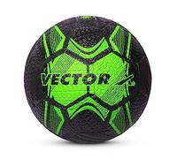 Vector X Street Soccer Football | Material- Moulded rubber | All Surface | High Bounce | High Speed | Rubberized Outer core | High Air Retention Bladder | 32 Panel | Training