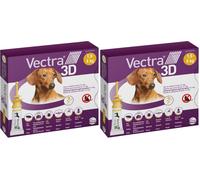 VECTRA 3D Antiparassitario per Cane 3 Pipette Antipulci Antizecche e Antizanzare