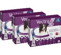 Vectra 3D Antiparassitario per Cani 10-25KG KIT 9 PIPETTE