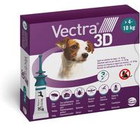 Vectra 3D Antiparassitario per Cani 4-10KG 3 PIPETTE