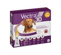 Vectra 3D 3 pipette per cani 3 pipette peso 1,5-4 kg - Antiparassitario per cani - 1° ORDINE? scegli lo sconto BZR5 / BZR20 + 200 punti fedeltà