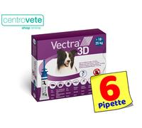Vectra 3D CANE 3 / 6 / 9 Pipette → Antiparassitario Spot on per CANI 10 - 25 kg