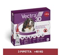 Vectra 3D spot-on per cani oltre i 40 kg, rosso