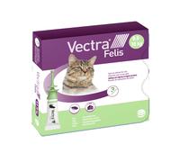 Vectra Felis soluzione spot-on per gatti da 0,6 a 10 kg - Set %: 2 x 3 pipette da 0,9 ml