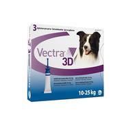 Vectra Vectra 3D Spot on Soluzione 3 Pipette 3,6 Ml Cani da 10 a 25 Kg Blu