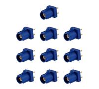 Vecys 10PCS Fakra C Maschio Connettori Fakra C Maschio Blu Connettore per montaggio su PCB per RG316 RG174 VLMR100 Cavo