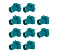 Vecys 10PCS Fakra Z Maschio Crimpare Connettori Fakra Z Maschio Waterblue Connettore Codifica a Crimpare per RG316 RG174 VLMR100 Cavo