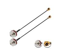 Vecys 2 Pezzi U.F.L1 a SMA Donna Scatola Impermeabile M16 Bassa Perdita Cavo Coassiale 8"/20CM U.F.L1 a SMA Donna 1.13mm Mini cavo Coassiale Pigtail per Router Wireless Mini PCIE Schede Rete PCI