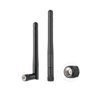 Vecys 2PCS Doppio Banda WiFi Antenna 2.4GHz 5GHz 5.8GHz Antenna 1.5dBi MIMO RP-SMA Maschio Antenna per Router WiFi Scheda LAN Wireless PCIe Scheda Router Monitor Videosorveglianza