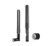 Vecys 2PCS Doppio Banda WiFi Antenna 2.4GHz 5GHz 5.8GHz Antenna RP-SMA Maschio Antenna 8dBi 15cm/6in per Router Wireless Scheda di Rete Wireless Adattatore USB
