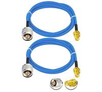 Vecys 2PCS SMA Femmina a N Tipo Maschio RF Cavo Coassiale N Tipo RF Cavo Coassiale Pigtail 3.3ft/1M RG402 SMA Maschio 50 Ohm Bassa Perdita Cavo di Estensione