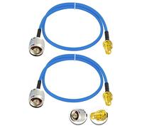 Vecys 2PCS SMA Femmina a N Tipo Maschio RF Cavo Coassiale N Tipo RF Pigtail 20" /50CM RG402 SMA Maschio 50 Ohm Bassa Perdita Cavo di Estensione