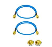 Vecys 2PCS SMA Maschio a SMA Maschio RF Cavo Coassiale SMA RF Cavo Coassiale Pigtail 12" /30CM RG405 SMA Maschio 50 Ohm Bassa Perdita Cavo di Estensione