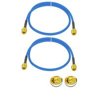 Vecys 2PCS SMA Maschio a SMA Maschio RF Cavo Coassiale SMA RF Pigtail 20" /50CM RG402 SMA Maschio 50 Ohm Bassa Perdita Cavo di Estensione