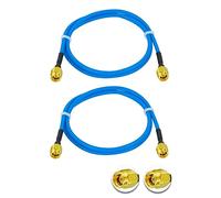 Vecys 2PCS SMA Maschio a SMA Maschio RF Cavo Coassiale SMA RF Pigtail 20" /50CM RG405 SMA Maschio 50 Ohm Bassa Perdita Cavo di Estensione