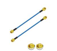 Vecys 2PCS SMA Maschio a SMA Maschio RF Cavo Coassiale SMA RF Pigtail 6 "/15CM RG405 SMA Maschio 50 Ohm Bassa Perdita Cavo di Estensione