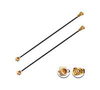 Vecys 2PCS U.F.L1 Maschio a U.F.L1 Femmina Cavo 10" /25CM U.F.L1 1.37mm Cavo di Prolunga a Bassa Perdita