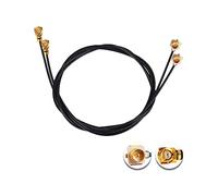 Vecys 2PCS U.F.L1 Maschio a U.F.L1 Femmina Cavo 20" /50CM U.F.L1 1.37mm Cavo di Prolunga a Bassa Perdita