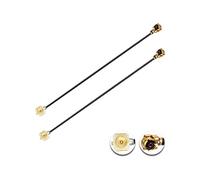 Vecys 2PCS U.F.L1 Maschio a U.F.L1 Femmina Cavo 3.2" /8CM U.F.L1 1.13mm Cavo di Prolunga a Bassa Perdita