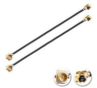 Vecys 2PCS U.F.L1 Maschio a U.F.L1 Femmina Cavo 6" /15CM U.F.L1 1.13mm Cavo di Prolunga a Bassa Perdita