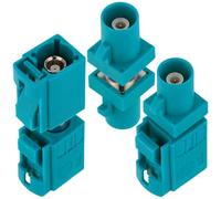 Vecys 3 Pezzi Kit Adattatore Coassiale RF da Fakra Z 50 Ohm Fakra Z Connettore Adattatore Coassiale 3 Tipi per Antenna Radio RF Cavo Coassiale