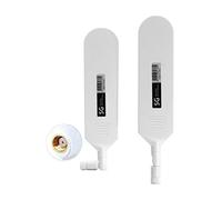 Vecys 4G LTE Antenna RP SMA Maschio Connettore 12dBi 4G/5G Alto Guadagno Omni Direzionale Colla Stick Antenna 600-6000Mhz (Bianco, 2 PCS)