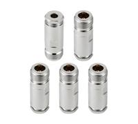 Vecys 5 PCS N Femmina Kit a Crimpare RF Connettori 50 Ohm N Femmina Jack RF Coassiale Connettore Adattatore per RG58 RG400 RG142 RF Coassiale Cavo
